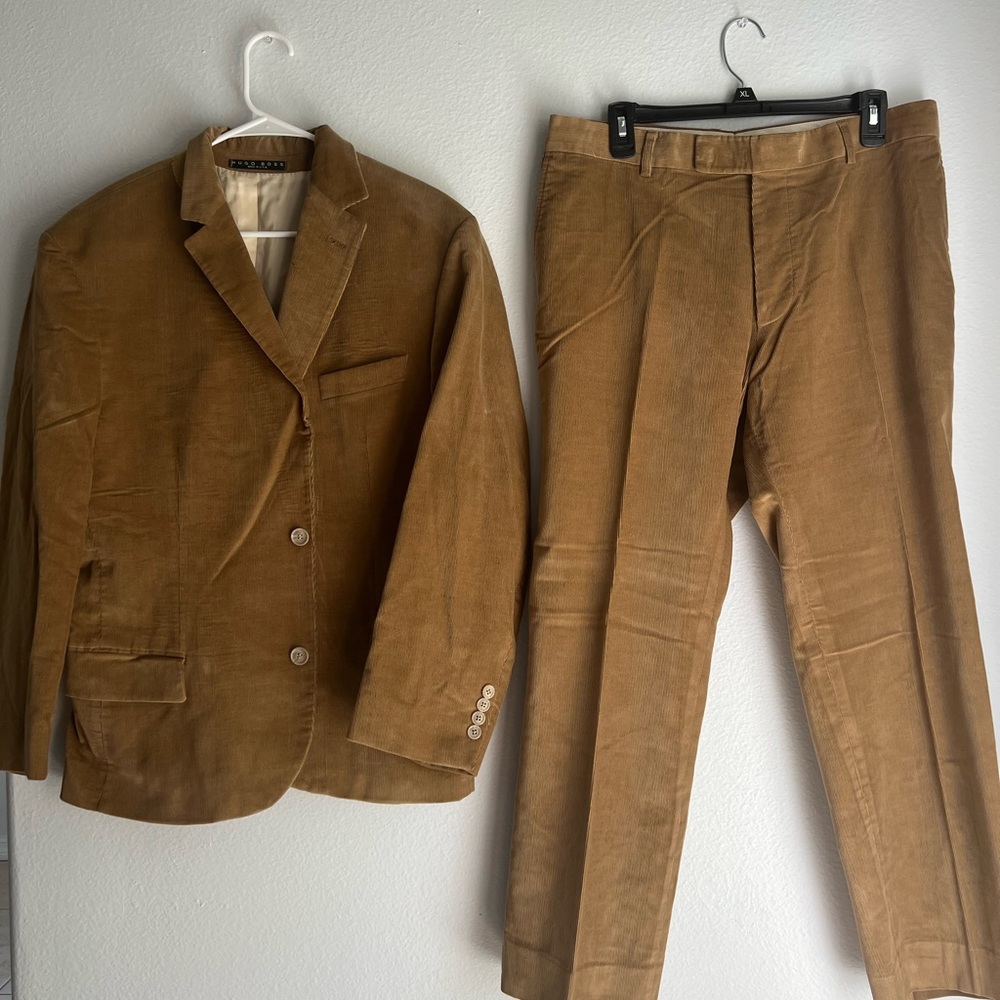 Brown, Hugo Boss Suit